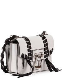 Proenza Schouler Hava Leather Chain Crossbody Bag Whiteblack