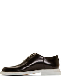 Band Of Outsiders Black White Leather Derby Shoes