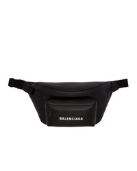 Balenciaga Black And White Everyday Belt Bag