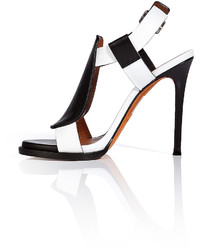 Givenchy Leather Two Tone Sandals
