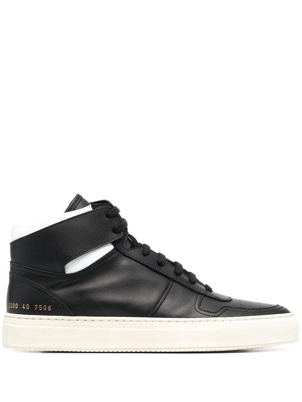 Common Projects Bball High Top Sneakers, $448 | farfetch.com | Lookastic