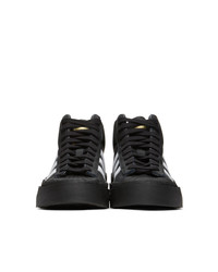 424 Black Adidas Originals Edition Pro Model 80s High Top Sneakers