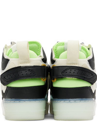Nike Black Air Force 1 Mid React Sneakers