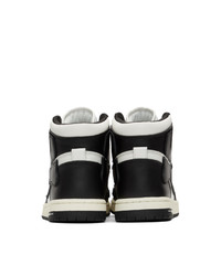 Amiri Black And White Skel Top Hi Sneakers