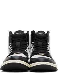 Amiri Black White Skel Top Hi Sneakers