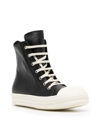 Rick Owens Fogashine High Top Lace Up Sneakers