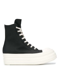 Rick Owens DRKSHDW High Top Lace Up Sneakers