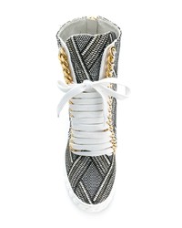 Casadei Optial Patterned Hi Top Sneakers