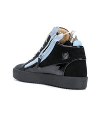 Giuseppe Zanotti Design Panelled Hi Top Sneakers
