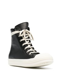 Rick Owens Phlegethon High Top Leather Sneakers