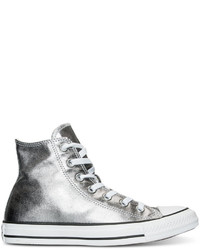 Converse Unisex Chuck Taylor Hi Metallic Leather Casual Sneakers From Finish Line