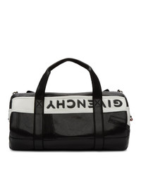 Black and White Leather Holdall