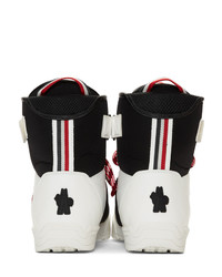 Moncler Grenoble Black And White Norah Boots