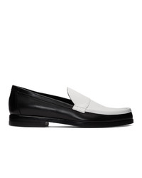 Pierre Hardy Black And White Hardy Loafers