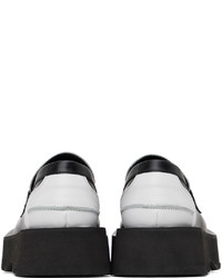 Andersson Bell Black White Broeils 23 Penny Loafers