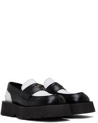 Andersson Bell Black White Broeils 23 Penny Loafers