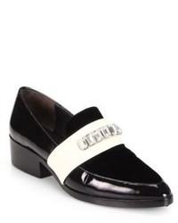 3.1 Phillip Lim Jeweled Patent Leather Loafers