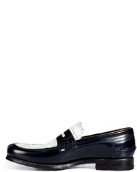Paul Smith Shoes Leather Two Tone Penny Loafers