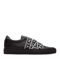 Givenchy Black 4g Webbing Urban Street Sneakers