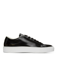 Common Projects Black And Off White Original Achilles Sneakers