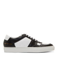 Common Projects Black And White Basketball Duo Tone Low Top Sneakers