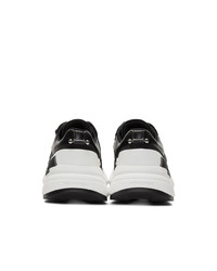 Neil Barrett Black And White Bolt01 Sneakers