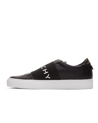 Givenchy Black And White Elastic Urban Street Sneakers