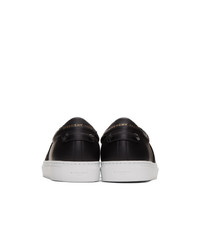 Givenchy Black And White Elastic Urban Street Sneakers