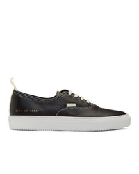 Common Projects Black And White Four Hole Sneaker