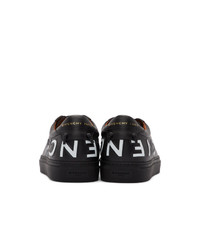 Givenchy Black And White Reverse Logo Urban Street Sneakers