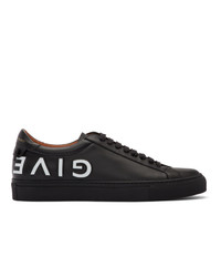 Givenchy Black And White Reverse Logo Urban Street Sneakers