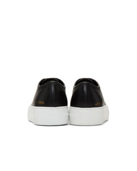 Woman by Common Projects Black And White Tournat Low Super Sneakers