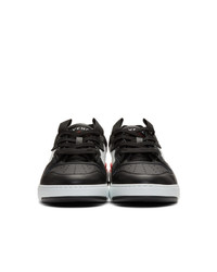 Givenchy Black And White Wing Low Sneakers