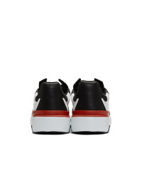Givenchy Black And White Wing Low Sneakers