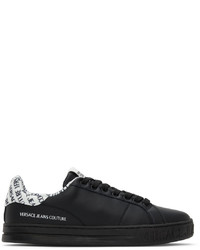 VERSACE JEANS COUTURE Black Court Sneakers