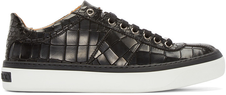 jimmy choo croc sneakers