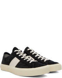 Tom Ford Black Off White Cambridge Sneakers