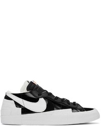 Nike Black Sacai Edition Blazer Low Sneakers