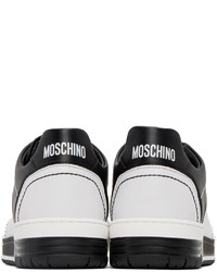 Moschino Black White Streetball Sneakers
