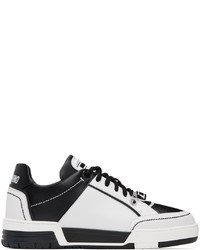 Moschino Black White Streetball Sneakers