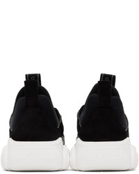 Moschino Black White Teddy Sneakers