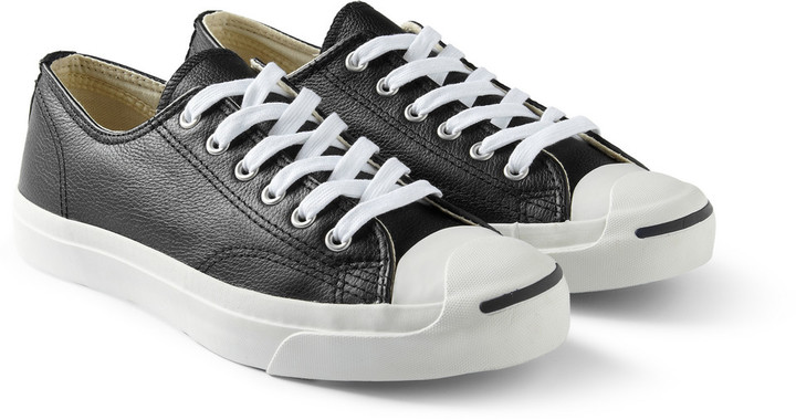 Converse Jack Purcell Leather Sneakers, $70 | MR PORTER
