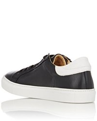 Barneys New York Leather Low Top Sneakers