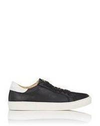 Barneys New York Leather Low Top Sneakers
