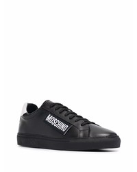 Moschino Logo Tab Lace Up Low Top Sneakers