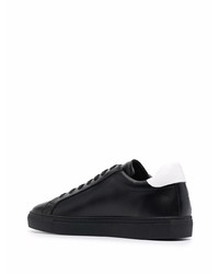 Moschino Logo Tab Lace Up Low Top Sneakers