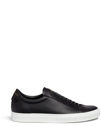Givenchy Paris 17 Leather Low Top Sneakers