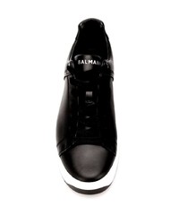 Balmain Rubber Logo Detail Low Top Sneakers