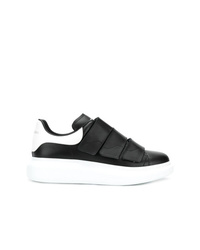 Alexander McQueen Touch Strap Wedge Sole Sneakers