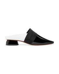 Neous Zygo Med Two Tone Patent Leather Mules